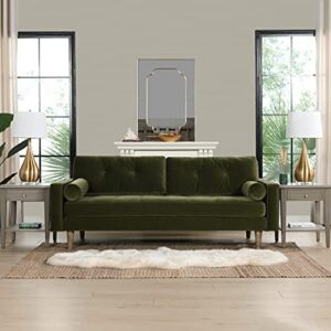 jennifer taylor home theo sofas, olive green performance velvet