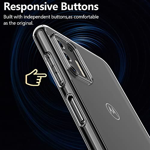 for Moto G Stylus 2021 Clear Case Soft Skin Slim Thin Flexible TPU Scratch Resistant Silicone Gel Shockproof Protective Cases Cover for Motorola G Stylus 2021