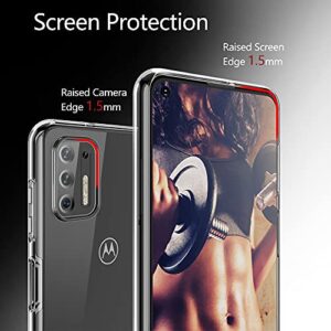 for Moto G Stylus 2021 Clear Case Soft Skin Slim Thin Flexible TPU Scratch Resistant Silicone Gel Shockproof Protective Cases Cover for Motorola G Stylus 2021