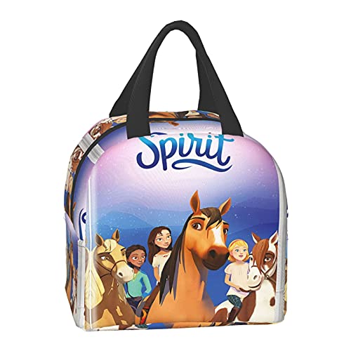 Winko Spirit Riding F-ree Lunch Bag Insulated Lunch Box Bag Cooler Reusable Tote Bag Meal Prep Handbag For Men Women Girls Boys