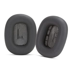 ear cushions for airpods max headphones earpads replacement ear pad covers earmuffs with protein leather, memory foam and magnet black