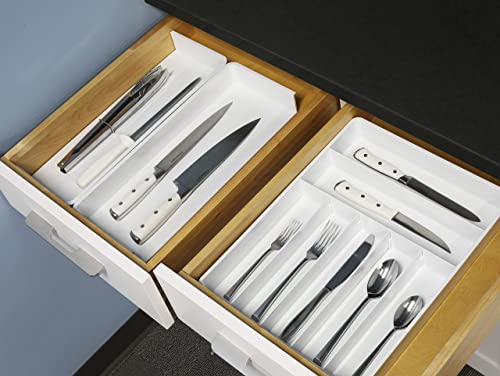 Simple Houseware Expandable Kitchen Drawer Flatware Organizer