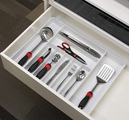 Simple Houseware Expandable Kitchen Drawer Flatware Organizer