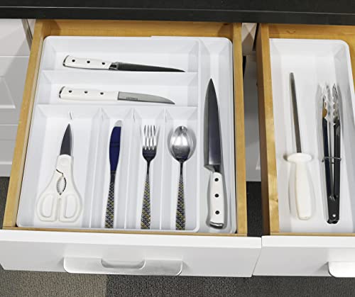 Simple Houseware Expandable Kitchen Drawer Flatware Organizer