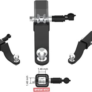 GGC4X4 Premium Anti-Rattle Hitch Lock Pin, Bike Racks, or Boat Trailers Silence The Rattling Noise That Occurs While Towing.Tightening Hitch Pin.Bolt Lock.Dodge Journey. Hitch Locking Pin