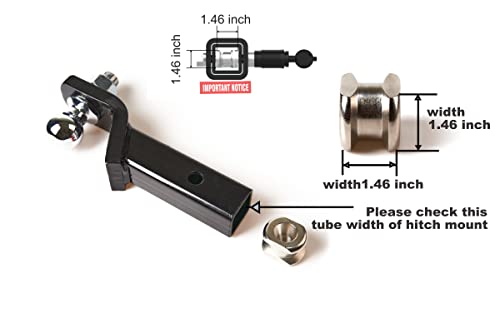 GGC4X4 Premium Anti-Rattle Hitch Lock Pin, Bike Racks, or Boat Trailers Silence The Rattling Noise That Occurs While Towing.Tightening Hitch Pin.Bolt Lock.Dodge Journey. Hitch Locking Pin