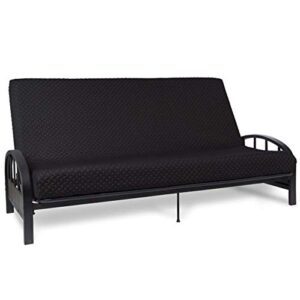 milliard memory foam futon mattress - full size (frame not included) (black), 71"52"x6"