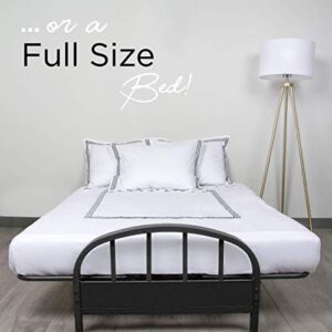 Milliard Memory Foam Futon Mattress - Full Size (Frame Not Included) (Black), 71"52"x6"