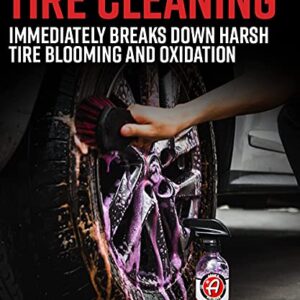 Adam's Wheel & Tire Cleaner Bundle - A Chemical Formula That Combines Our Wheel Cleaner & Tire & Rubber Into an All in One Formula - Works On Alloy Chrome Aluminum Clear-Coated Painted Rims