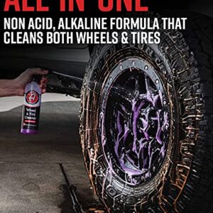 Adam's Wheel & Tire Cleaner Bundle - A Chemical Formula That Combines Our Wheel Cleaner & Tire & Rubber Into an All in One Formula - Works On Alloy Chrome Aluminum Clear-Coated Painted Rims