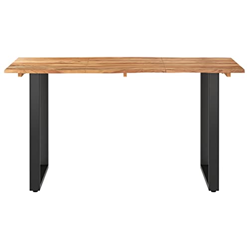 NusGear Dining Table 55.1"x27.6"x29.9" Solid Acacia Wood -474