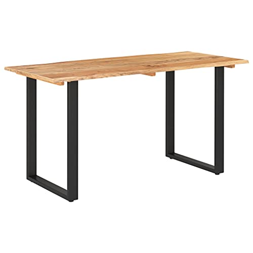 NusGear Dining Table 55.1"x27.6"x29.9" Solid Acacia Wood -474