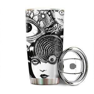 junji ito collage stainless steel tumbler 20oz & 30oz travel mug