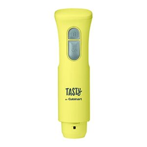 Tasty by Cuisinart Hand Blender, Yellow, 2.5"(L) x 2.5"(W) x 15.71"(H)