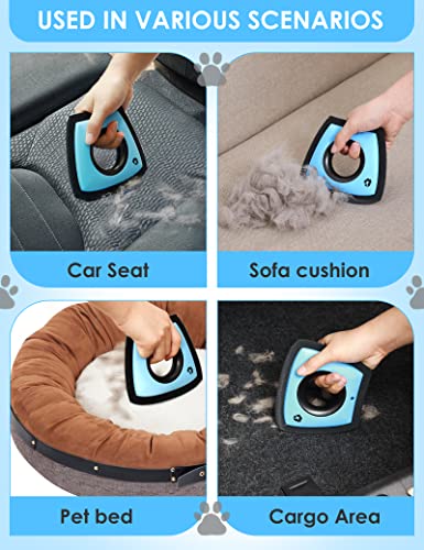 Gobeigo Pet Hair Remover for Couch/Car Detailing, Dog Hair Remover Mini Cat Hair Remover, Fur Removal Brush Great for Auto Detailer & House Cleaners Used in Fabric, Furniture, Couch or Carpet