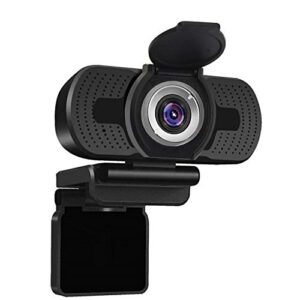 Webcam Lens Cap,Gelrhonr Webcam Privacy Cover for HD Pro Webcam C920 C922 C930e,Protecting Your Privacy Security 2PCS (Black-Large)