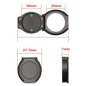 Webcam Lens Cap,Gelrhonr Webcam Privacy Cover for HD Pro Webcam C920 C922 C930e,Protecting Your Privacy Security 2PCS (Black-Large)