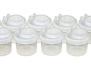 Brazza Outdoors set of 10 Mini spice jars with sifter and cap (15)