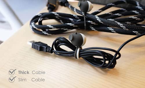 Magnetic Animal Cable Wraps - Multipurpose - Flexible and Durable - Hedgehog and Elk