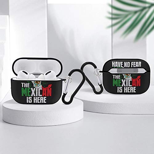 Proud of Mexico Airpods Case Cover for Apple AirPods Pro Cute Airpod Case for Men Women Boys Girls Silicone Protective Skin Airpods Accessories with Keychain