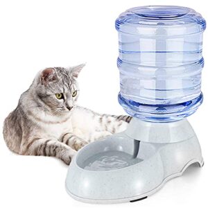 vhob cat water dispenser,dog water bowl dispenser,pet gravity drinking fountain gravity drinking fountain for cats and dogs
