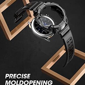 SUPCASE [Unicorn Beetle Pro] Series Case for Galaxy Watch 3 [45mm] 2020 Release, Rugged Protective Case with Strap Bands (Black)