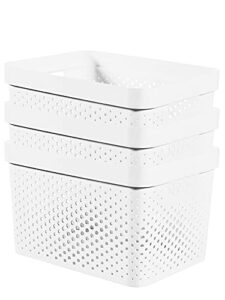 curver storage basket, white, one size (248636)
