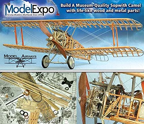 Model Airways SOPWITH Camel WW1 Historically Accurate Plane Wood & Metal Model KIT 1:16 Scale