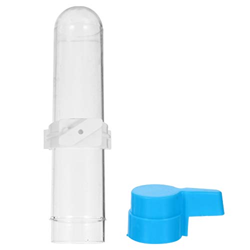 POPETPOP Pet Supplies 5pcs Bird Feeders Bird Water Dispensers for Cage Pet Bird Plastic Drinking Bottle Containers for Pet Parrot Birds Budgie Lovebirds Cockatiel 120ml Pet Water Bottle