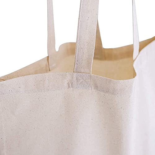 MR.R Sublimation Blanks 2 Pieces 14'X16'' Beige Reusable Canvas Tote Bag, Lightweight Grocery Shopping Bag,Gift Bags,Book Bags for Heat Transfer Printing