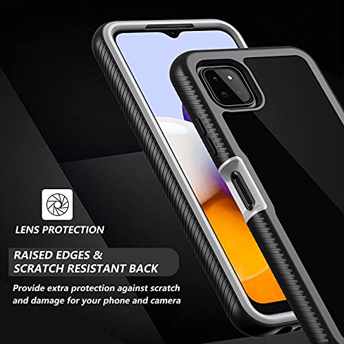 BESINPO Case for Samsung Galaxy A22 5G, Samsung A22 5G Phone Case Heavy Duty Defender Shockproof Rugged Protective Bumper Case Cover for Samsung Galaxy A22 5G- Black