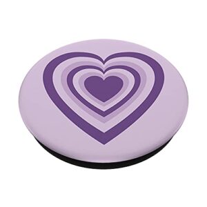 Lavender Purple Love Heart Coffee Latte Pattern PopSockets Swappable PopGrip