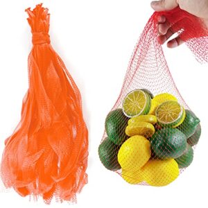yoohua 150pcs seafood boiling bags bulk, plastic shellfish clam mesh bags, fruit and vegetable produce packaging net