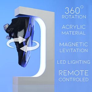 Zinco Floating Shoe Display - Levitating Shoe Display - Floating Sneaker Display - 6 LED Colors - Shoe Floating Display - Floating Shoe - Magnetic Shoe Display - Levitation Display 360 Rotation