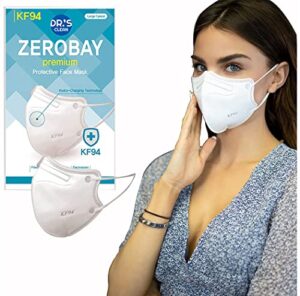 kf94 safety face masks - individual packed disposable made in korea 10 pack[white](10)