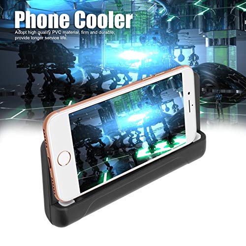 01 02 015 Phone Cooler, Fast Cooling Cellphone Mobile Phone Cooler for Tiktok Live Streaming for Outdoor Vlog for Mobile Gaming
