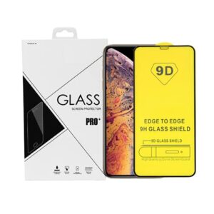 glass screen protector compatible premium 9d for iphone 12 mini 5.4" [hd clear][anti-scratch] full-screen coverage tempered screen premium