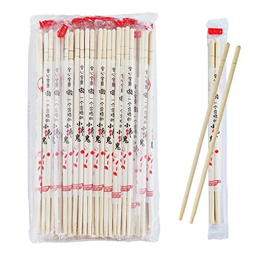 50 Pairs Disposable Chopsticks,Individually Packaged Bamboo Chopsticks,Can Be Used To Eat Noodles,Sushi,Dumplings And Other Foods (1 Packs/50 Pairs)