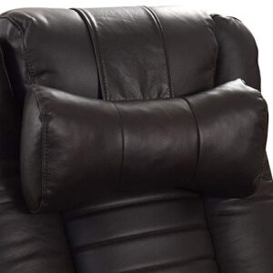 Octane Seating Contoured Recliner Head & Neck Pillow | Brown Leather