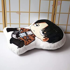 Lshpresx Levi Ackerman Cosplay Stuffed Pillow Cushion Doll Toy