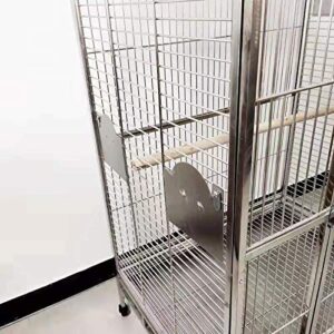 BMWPET SUS201 Stainless Steel PLAYTOP Style Bird CAGE Parrot CAGE 36"X26"X65"