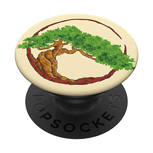 Japanese Chinese Asian Zen Bonsai Tree PopSockets Swappable PopGrip