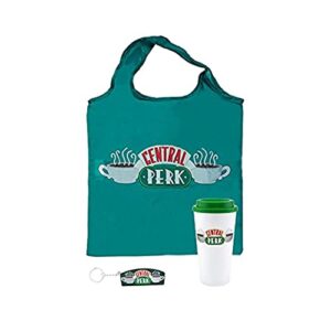 paladone central perk on the go gift set | officially licensed friends tv show merchandise