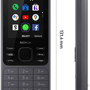 Nokia 6300 4G TA-1324 4GB GSM Unlocked Dual Sim Phone - Light Charcoal