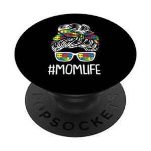 mom-life mothers-day autism awareness mama mommy momma popsockets popgrip: swappable grip for phones & tablets