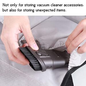 SenYang Multi Purpose Vacuum Cleaner Accessories Storage Bag,Hang Storage Bag for Vacuum Cleaner Tool Storage, Travel Carrying Protective Case for Airwrap Styler or Tool Accessories (Black)