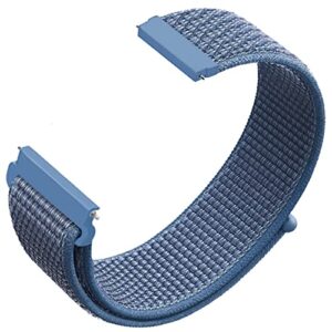 sport loop band compatible with apple watch bands 42mm 44mm 45mm 49mm, women men braided nylon elastic wristbands replacement band for iwatch ultra series 8 7 6 5 4 3 2 1 se,(cape blue, 49mm)