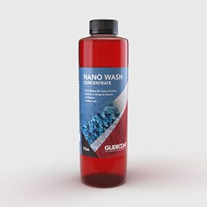 glidecoat nano wash - concentrated formula i boat soap i car soap i safe for coatings and sealants i made in usa