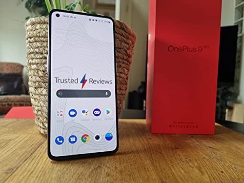 OnePlus 9 5G Dual LE2110 128GB 8GB RAM Factory Unlocked (GSM Only | No CDMA - not Compatible with Verizon/Sprint) China Version | Arctic Sky (Blue)