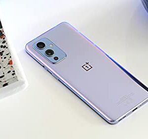 OnePlus 9 5G Dual LE2110 128GB 8GB RAM Factory Unlocked (GSM Only | No CDMA - not Compatible with Verizon/Sprint) China Version | Arctic Sky (Blue)